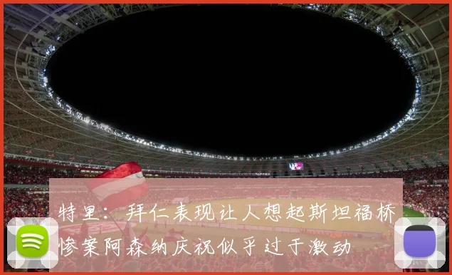 特里：拜仁表现让人想起斯坦福桥惨案阿森纳庆祝似乎过于激动